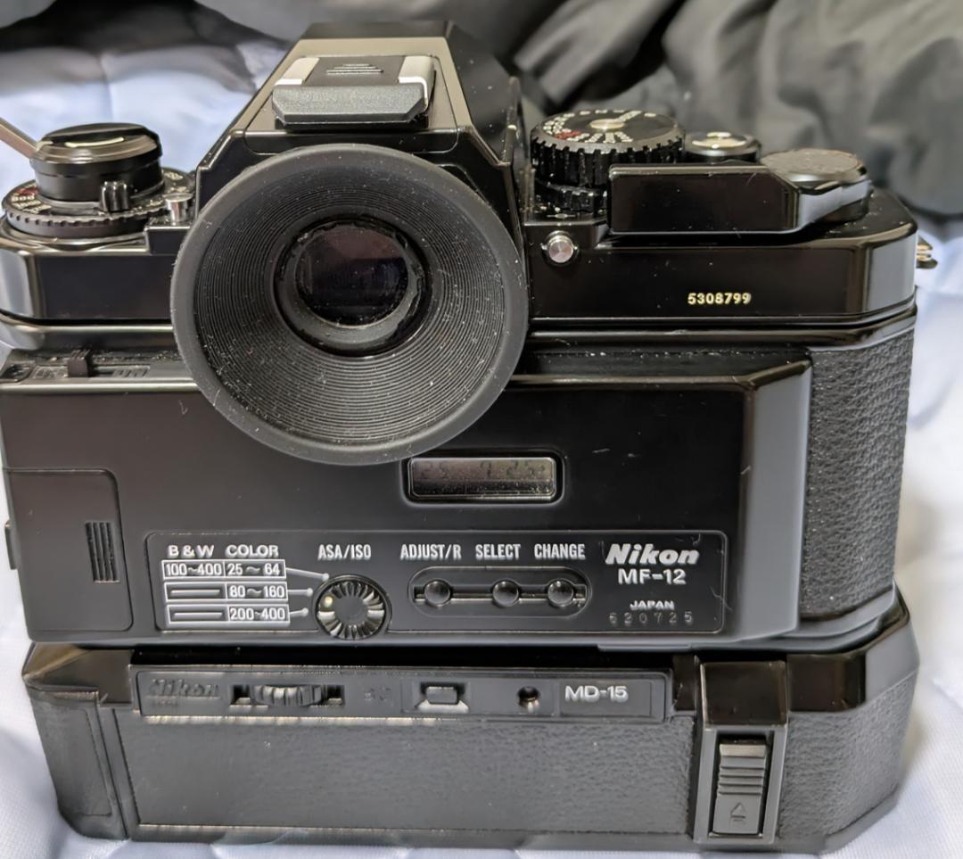 美品！Nikon FA 今買える昔の高級名機 人気黒 35-70mm セットで