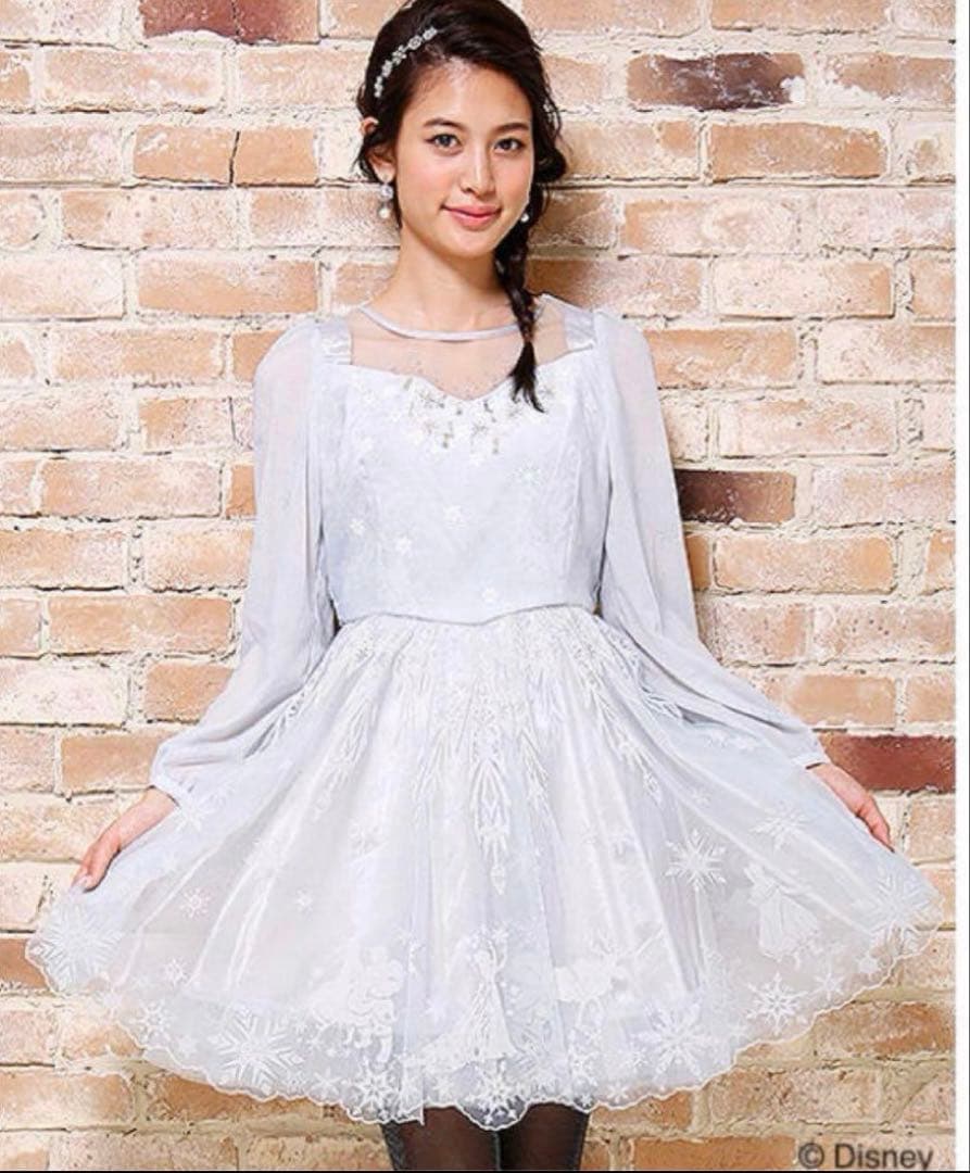 アナ雪　エルサ　シークレットハニー　ワンピース