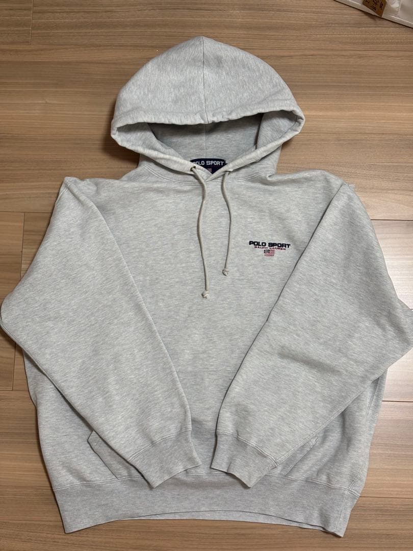 POLO SPORT グレー パーカー S