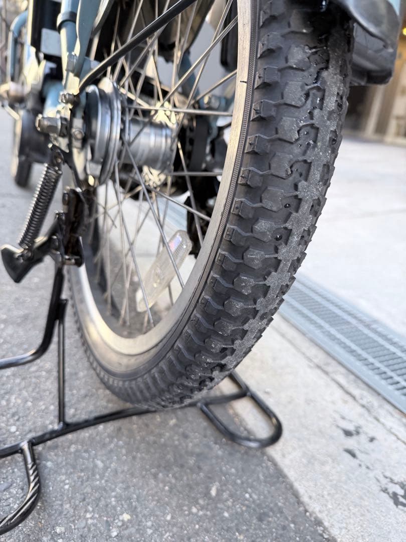 子供乗せ　ヤマハ　水色 電動アシスト自転車 チャイルドシート付き