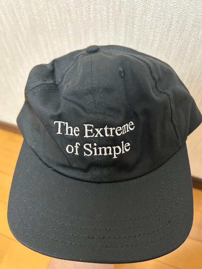 ennoy エンノイ　スタイリスト私物　simpln cotton cap 黒