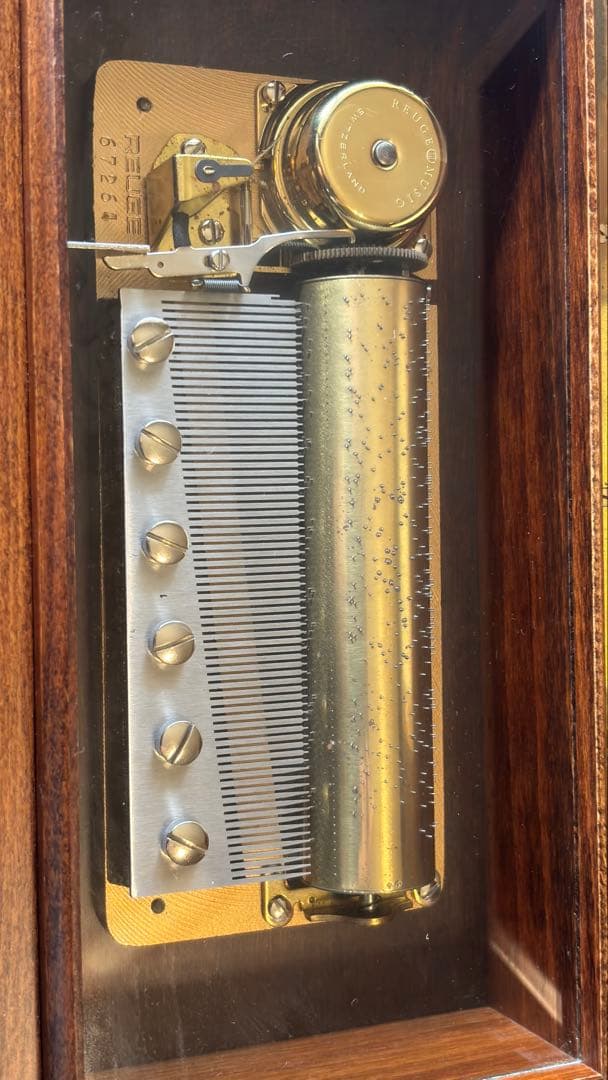 Reuge オルゴール 72弁 チャイコフスキー『くるみ割り人形』3曲入り 高級