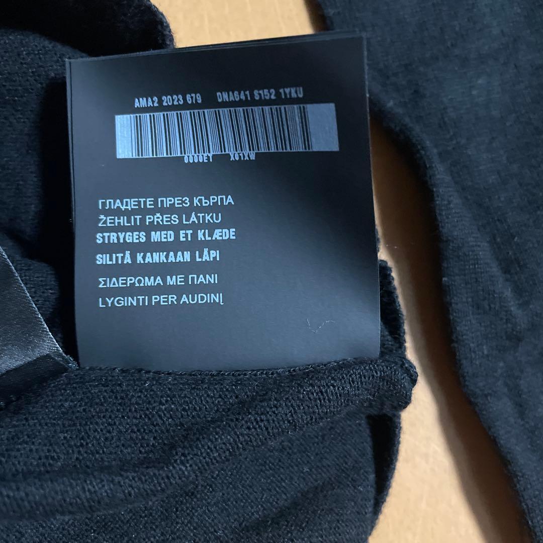 プラダ　コットンセーター　ブラック　50