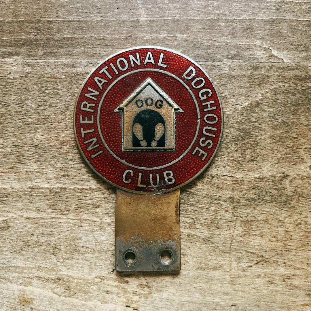 さ*え様 希少⭐️当時物DOGHOUSE CLUB ドッグハウスクラブバッジ