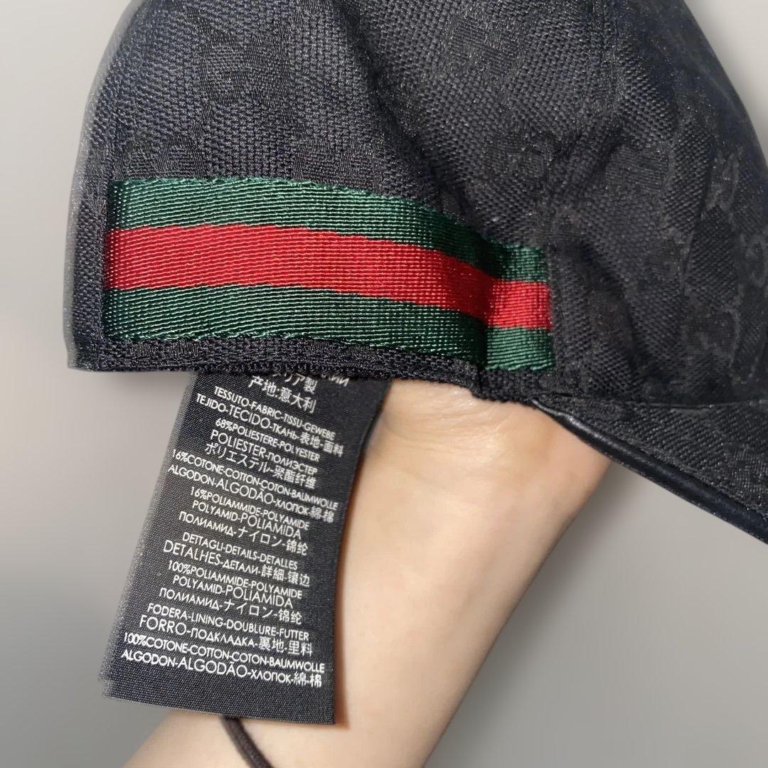 Gucci ブラック ベースボールキャップ