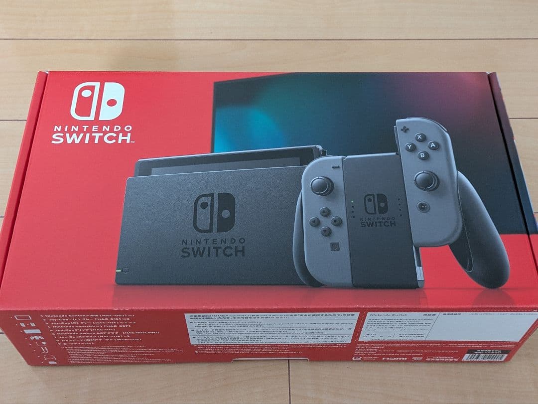 switch 新型 付属品完備　スイッチ本体　グレー HAC-001
