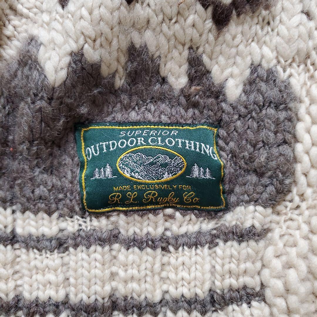 レア POLO RALPH LAUREN RUGBY カウチンセーター XL