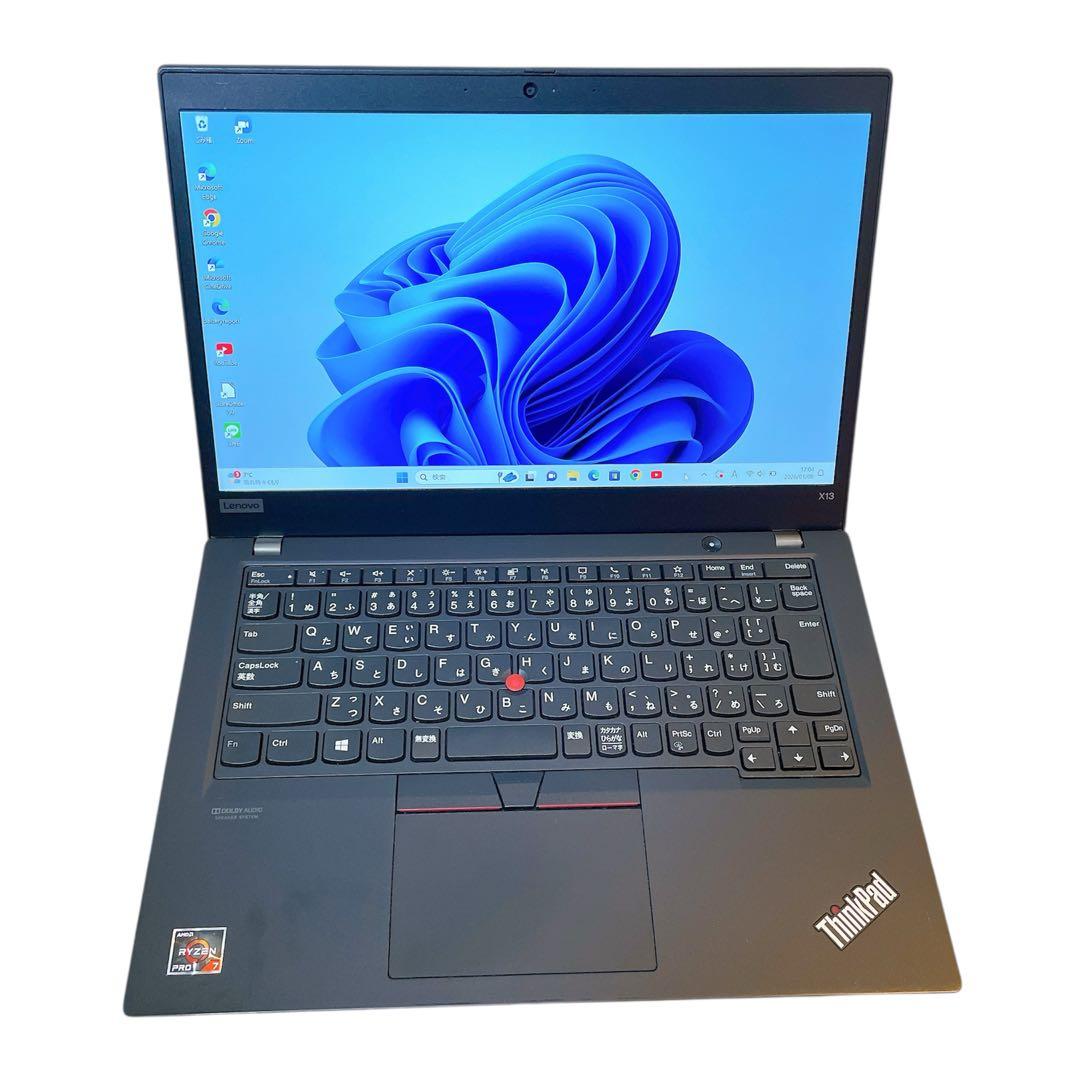 ThinkPad X13 Gen1 Ryzen7 メモリ32GB SSD1TB
