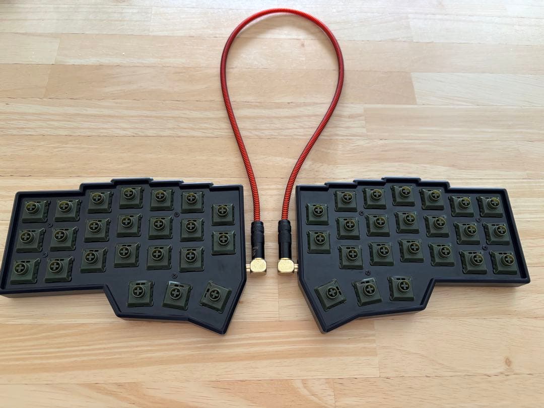 キーボード Corne v4 chocolate + Lofree Ghost