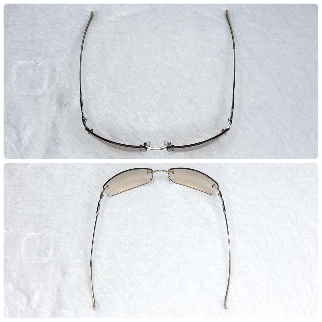 GUCCI linestone rimless サングラス　y2k 00s