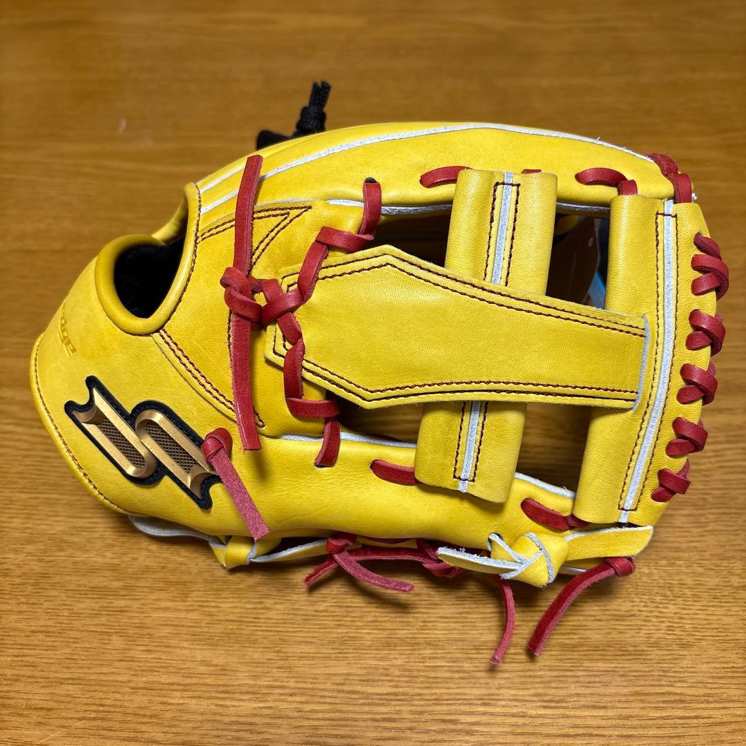 SSK最高峰【プロエッジ 】硬式グローブ 内野手用　イエロー