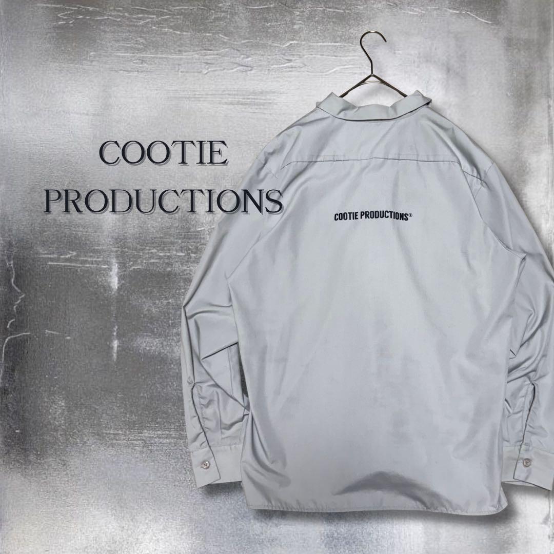 COOTIE PRODUCTIONS クーティ バックロゴ ワークシャツ M