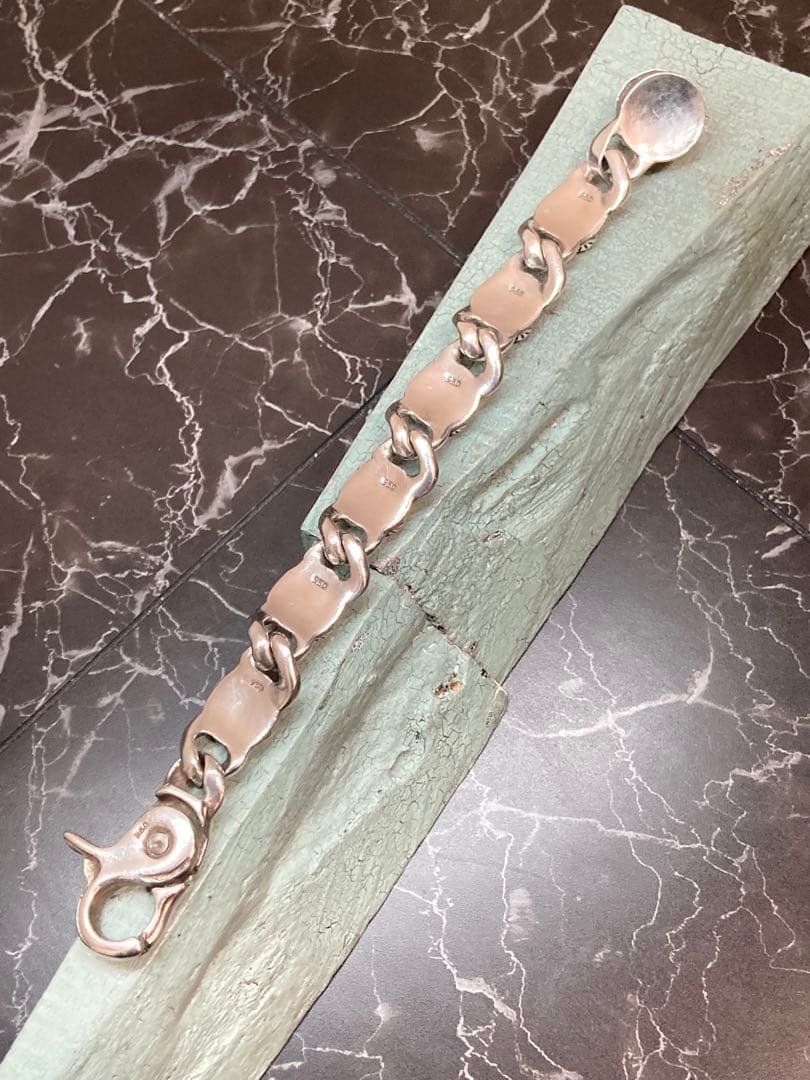 [53] Silver950 / クロウ 爪モチーフ ブレスレット ヴィンテージ