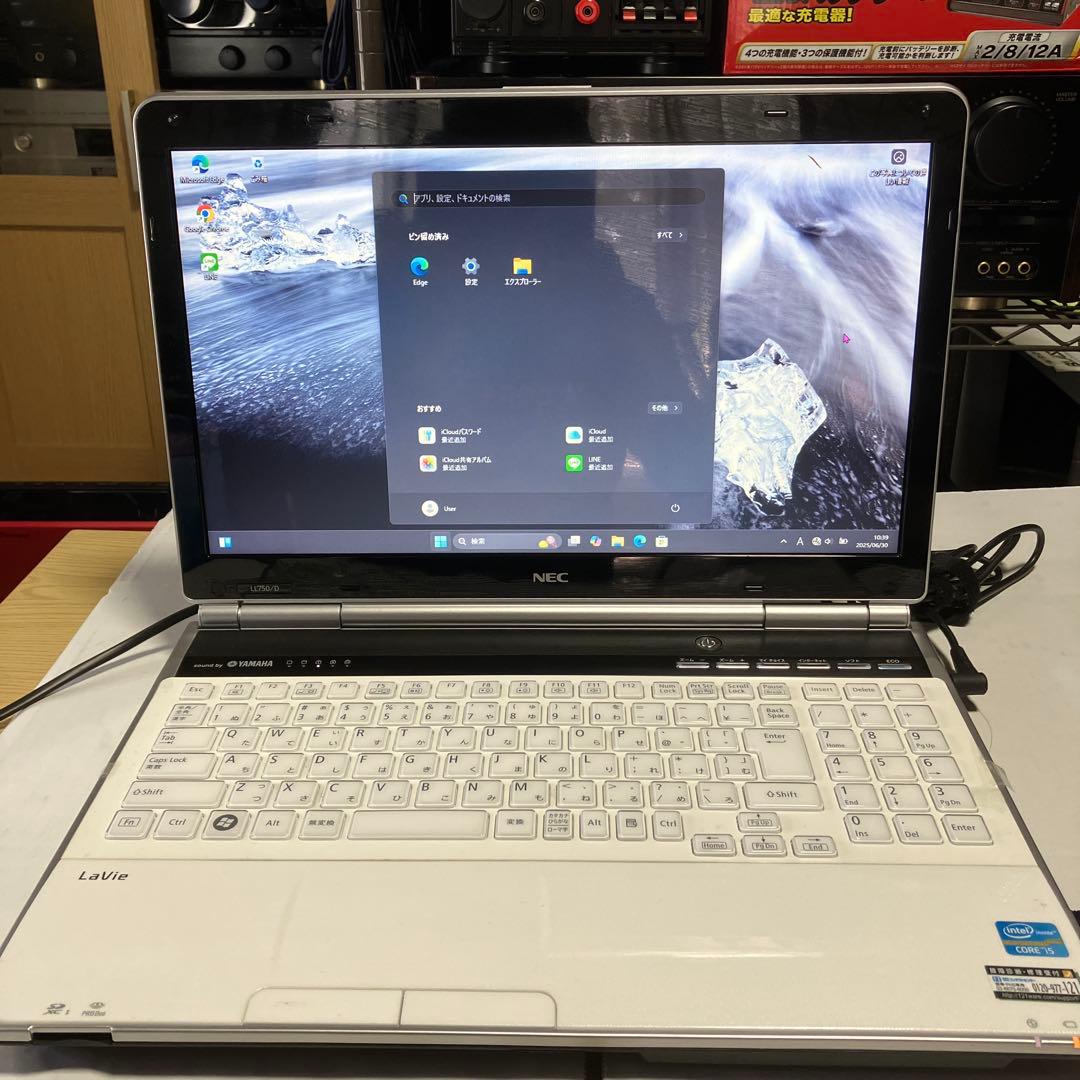 NEC L ave Windows11 core i5SSD美品