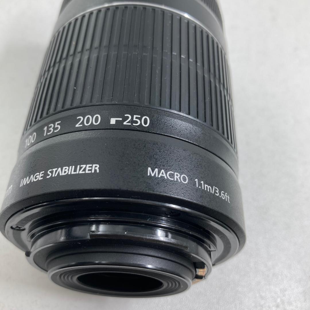 美品　Canon　ズームレンズ　EF-S55-250mm F4-5.6 IS