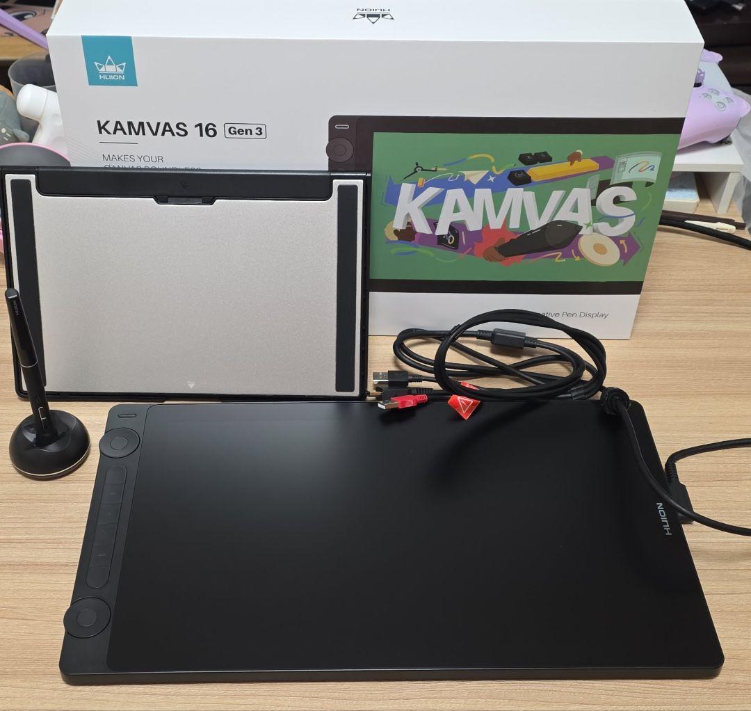 【美品】 huion KAMVAS 16 Gen3 液晶ペンタブレット本体