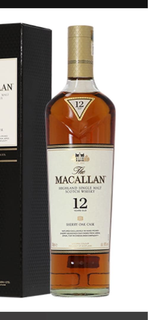 ウイスキー The Macallan 12 Year Old Sherry Oak