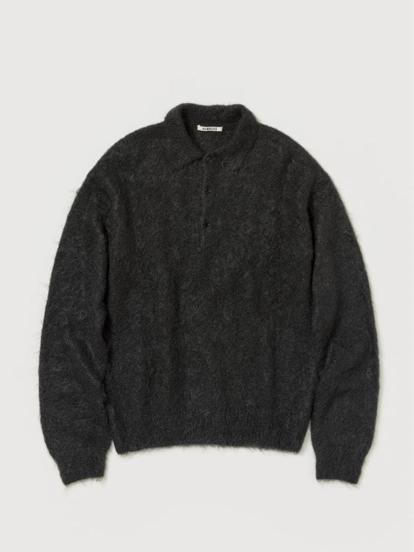 オーラリー 24AW BRUSHED SUPER KID MOHAIR KNIT