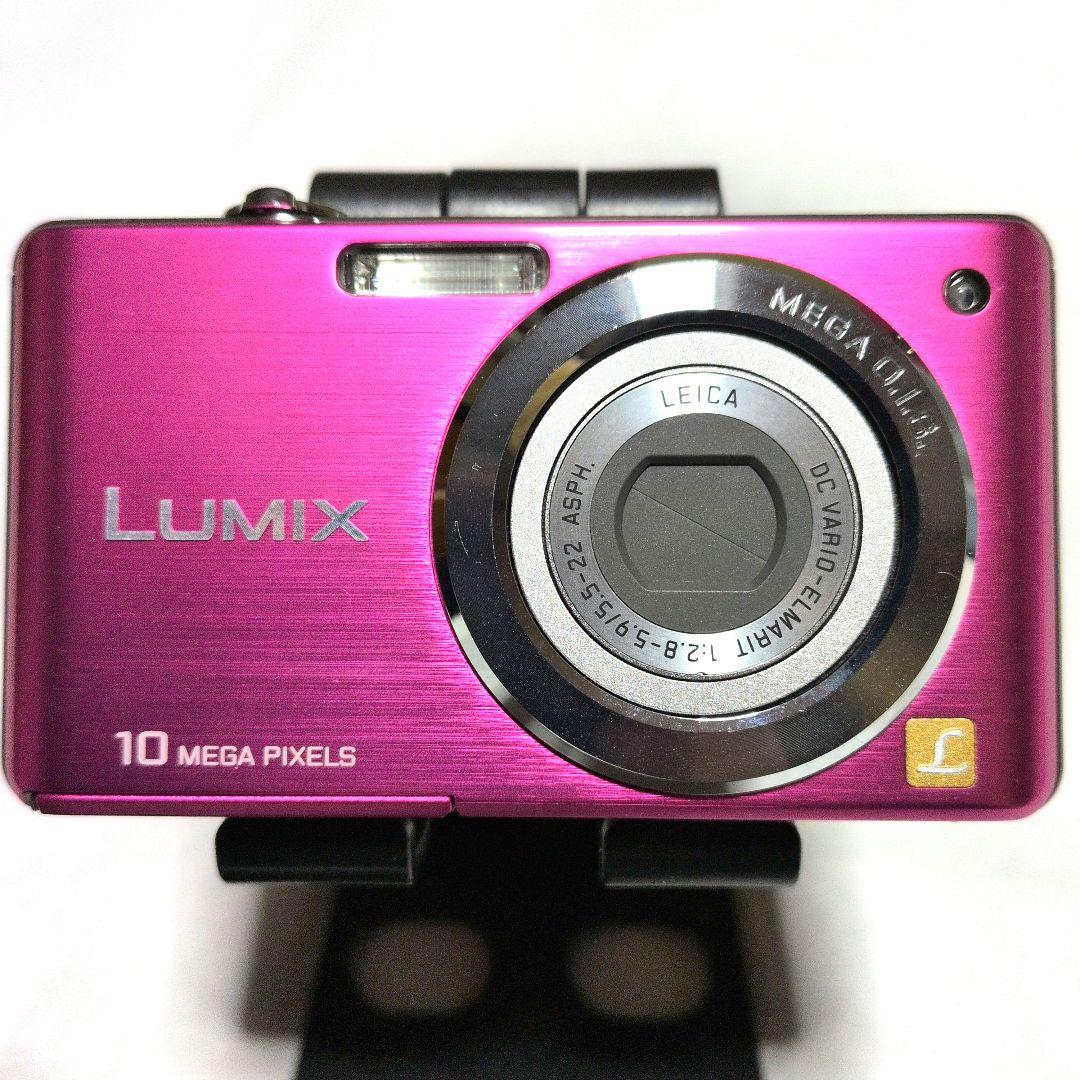 PanasoncLUMIX ピンクデジタルカメラ 10メガピクセル