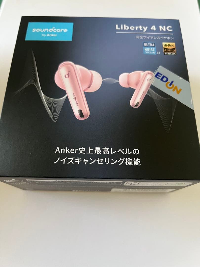 AnkerSoundcore Liberty4NCワイヤレスイヤホン ピンク