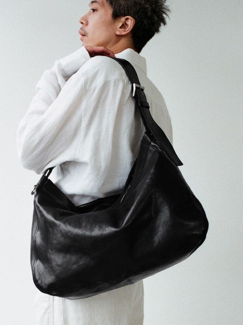 バッグ Llife POLISHED COW LEATHER NEWSPAPER BAG
