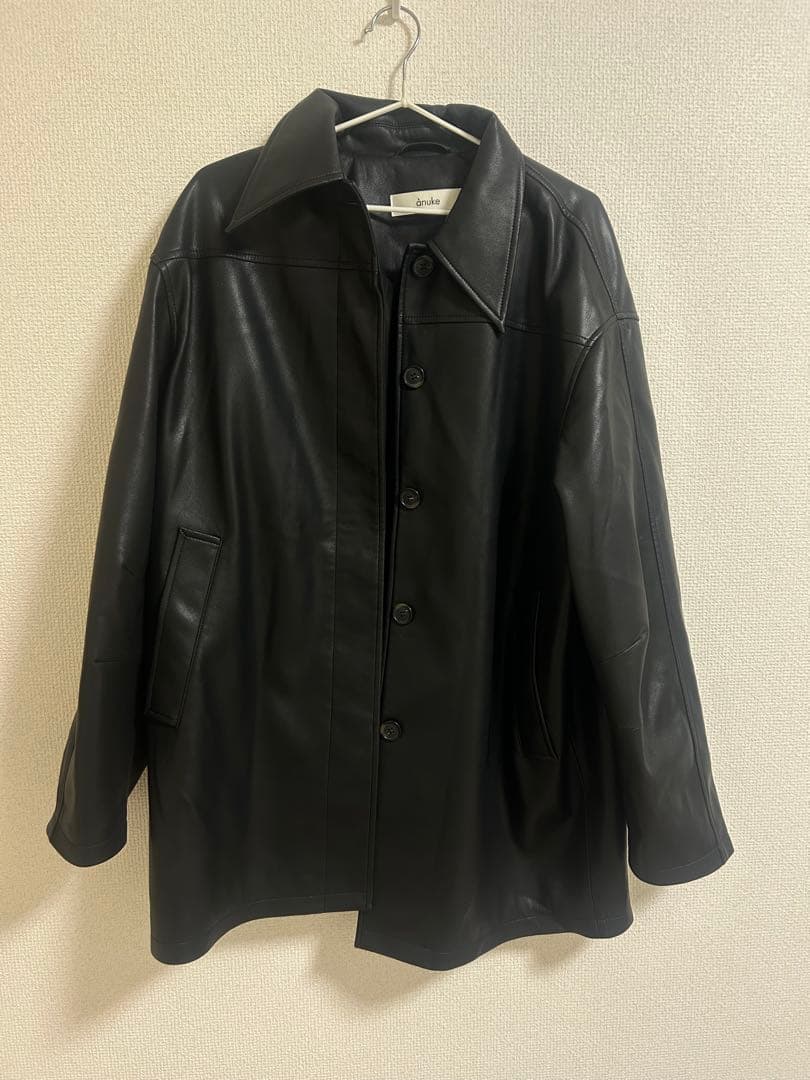 アンヌークanuke Ecoleather Over Jacket 38