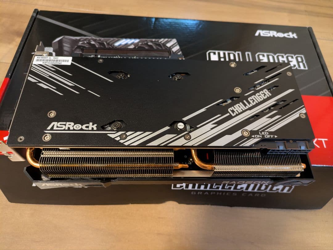 美品 ASRock Radeon RX 7800 XT 16GB
