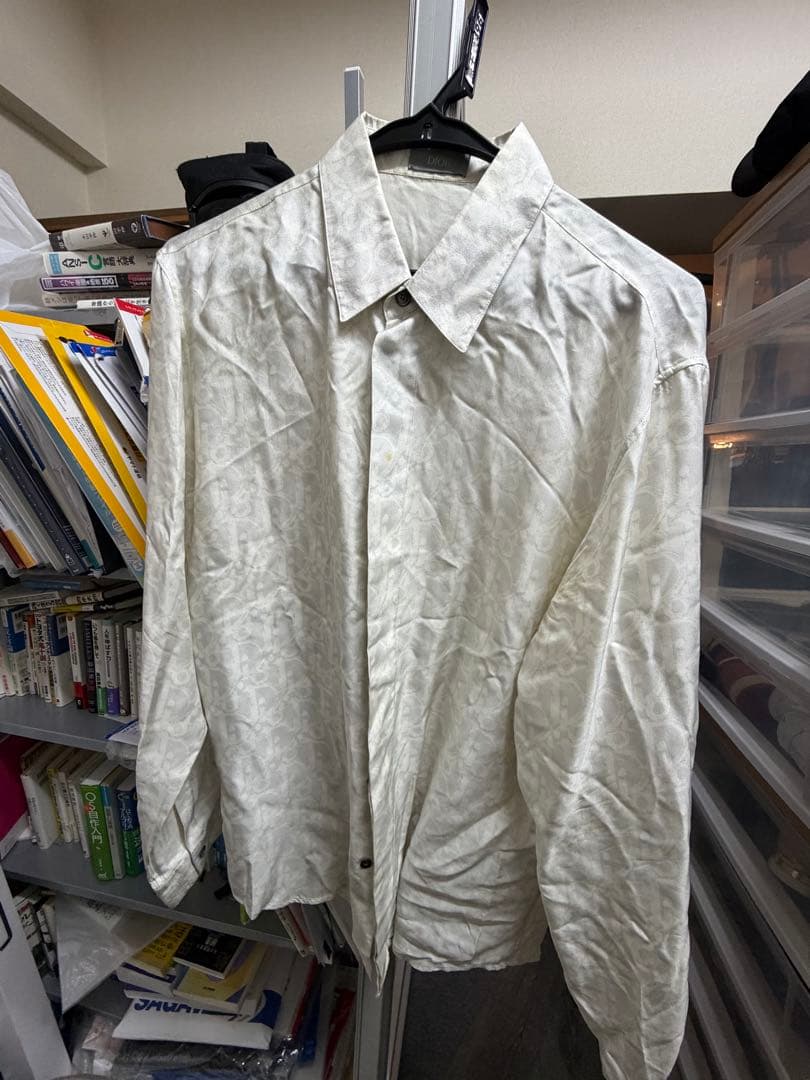Dior ホワイト 長袖シャツ
