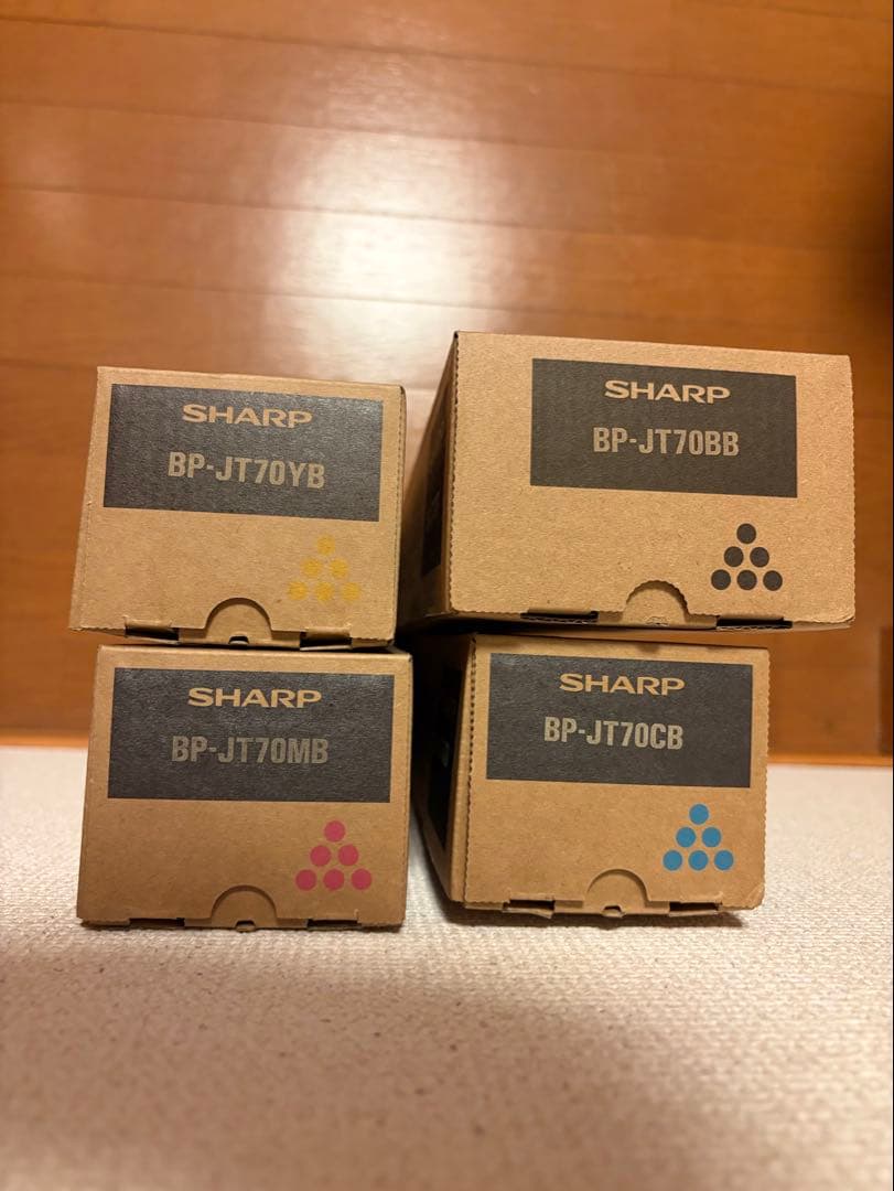 SHARP トナーカートリッジ BP-JT70シリーズ 4色セット