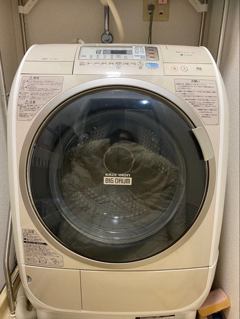 1月末発送！日立 BD-V3400L ドラム式洗濯乾燥機 9kg 2012年製