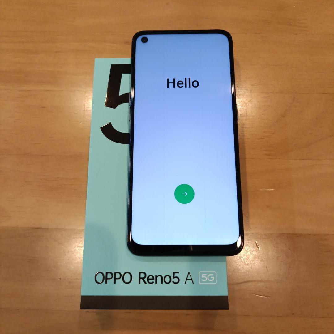 OPPO Reno5 A 5G シルバーブラック