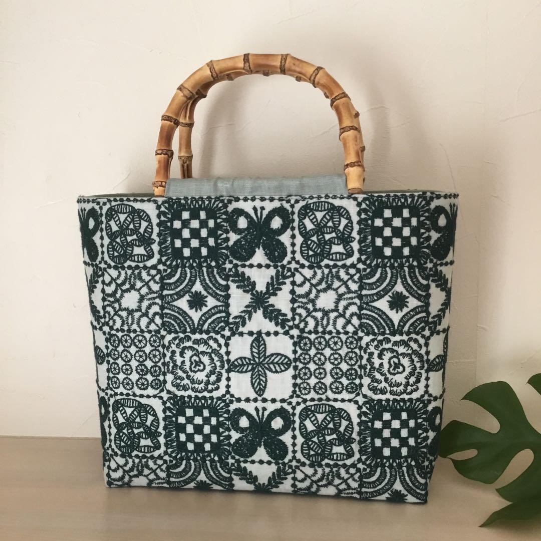 ミナペルホネン ♣︎forest tile♣︎ハンドメイドバッグ