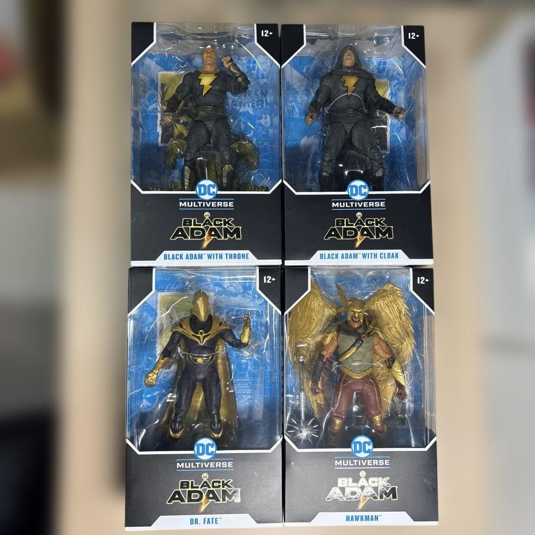 マクファーレントイズ　ブラックアダム　フィギュア4体セット