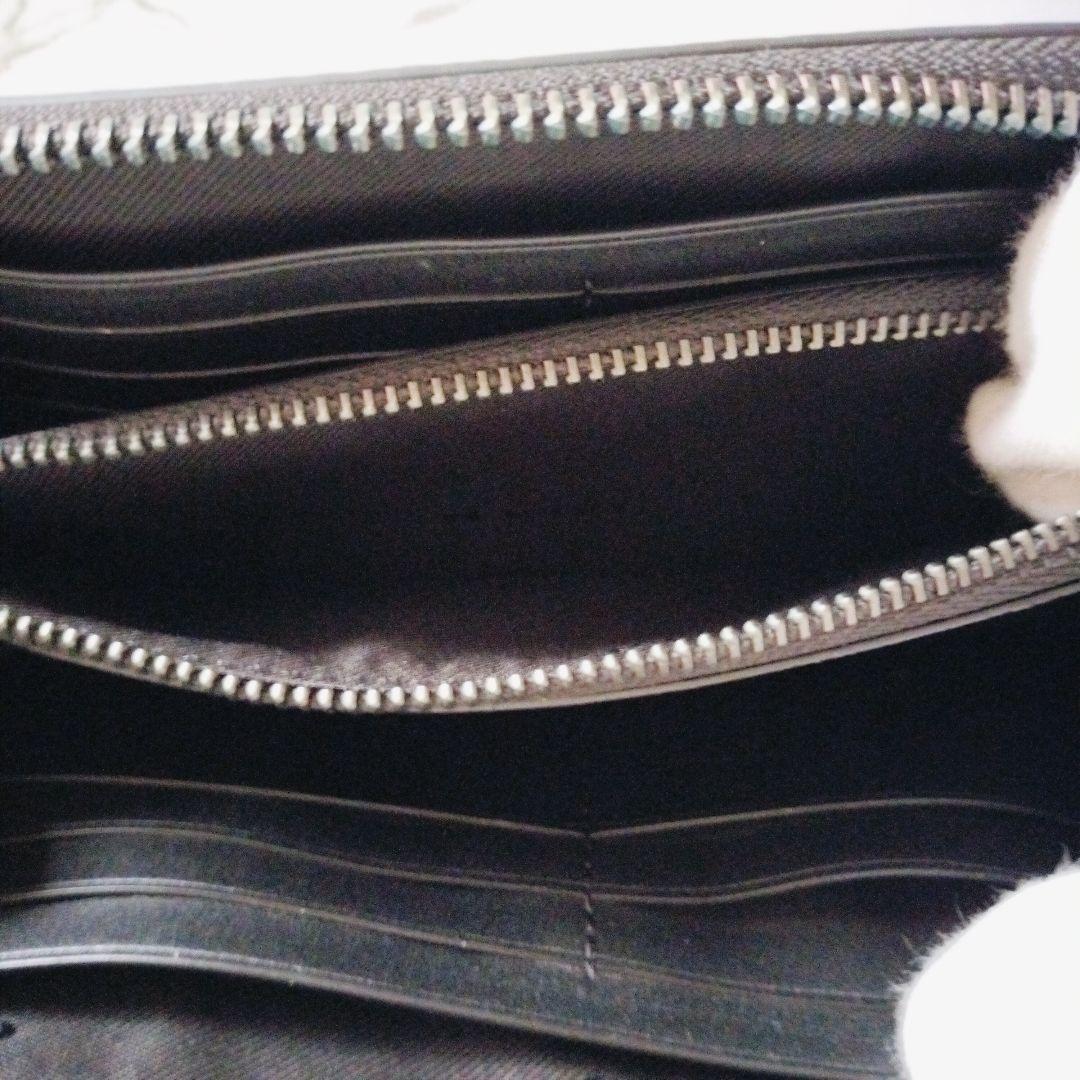 未使用品☆COACH コーチ☆ ラウンドファスナー長財布 ブラック レザー