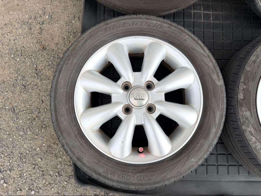 ララパーム14インチ　アルミホイールタイヤ付き4本セット