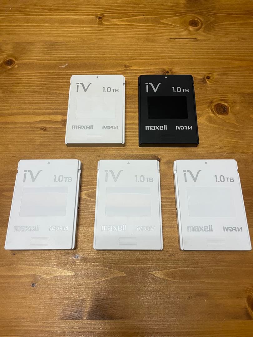 maxell iV 1.0TB カセットハードディスク5個セット