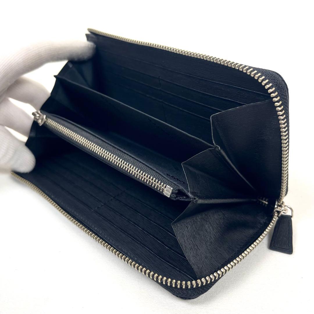 ポーター　長財布　展示品　カレント　Ｌ字ファスナー　ロゴプレート　ブラック