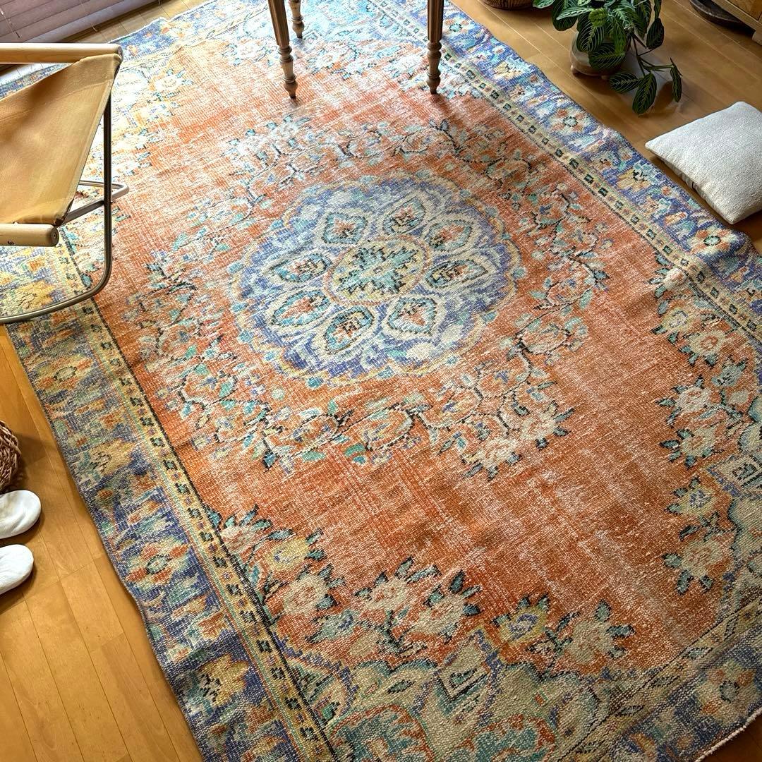 ippanjinページ大判173×259メダリオン　トルコヴィンテージラグ