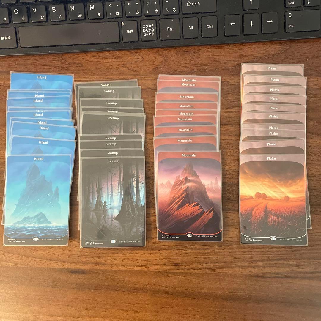 MTG EN フルアート UST 基本土地10枚x4種 1970072