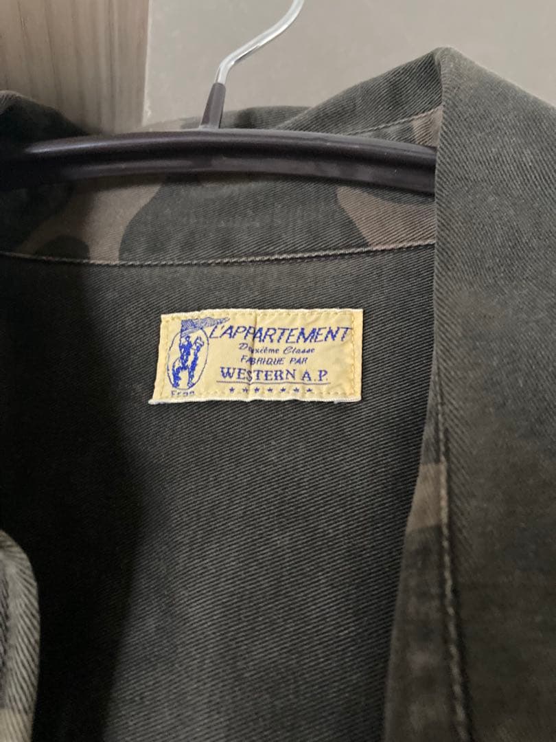 アパルトモンDEUXIEME CLASSE迷彩BIGオーバーシャツ（38）