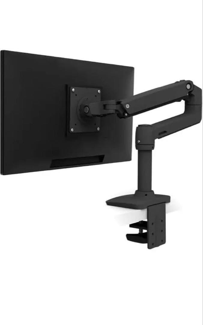 新品同様　エルゴトロンLX モニターアーム　マットブラック　34インチまで対応