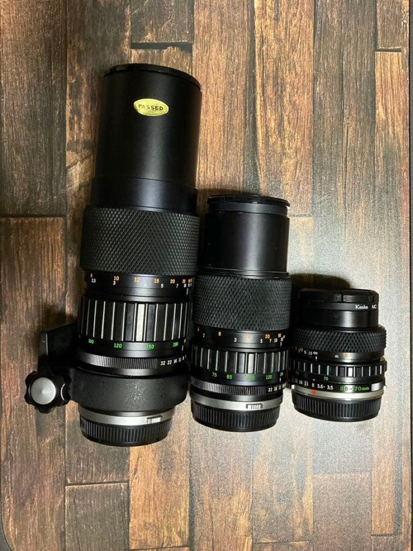 OLYMPUS (OMマウント)レンズ3本