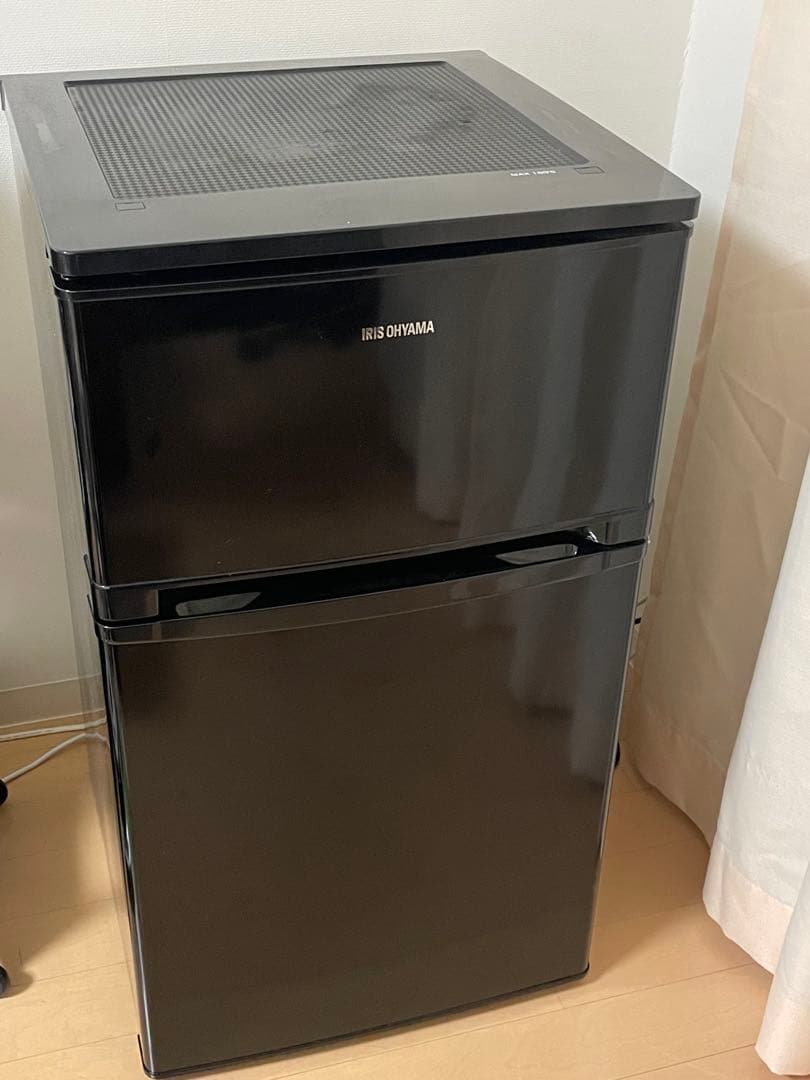 NRSD-8A-B 冷蔵庫 ブラック [81L /2ドア /右開きタイプ]