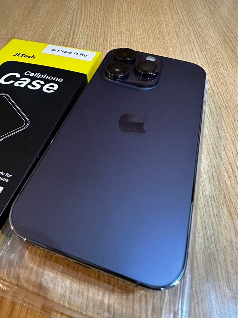 状態良iPhone14Pro 中古整備品 ケース付