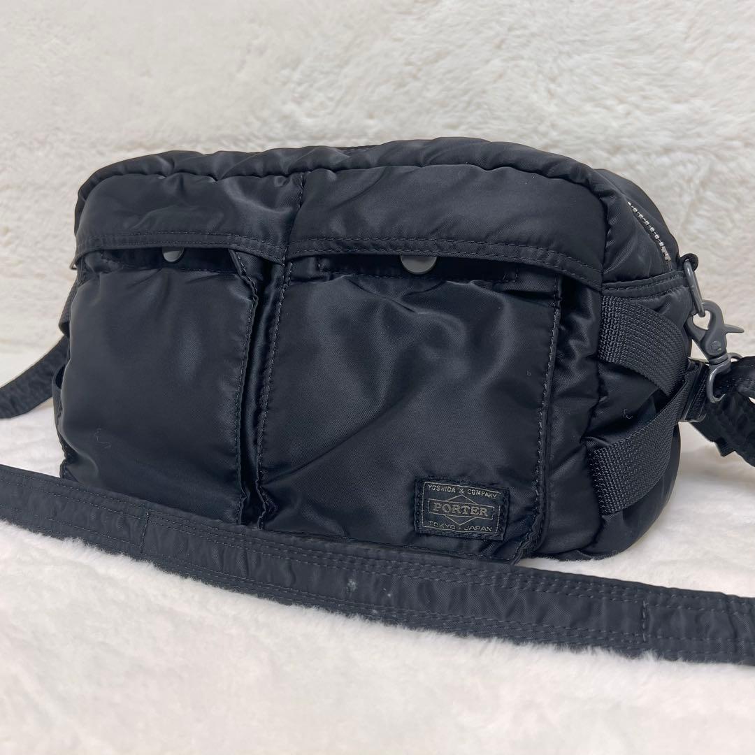 【美品】ポーター タンカー ウエストバッグ ショルダーストラップ
