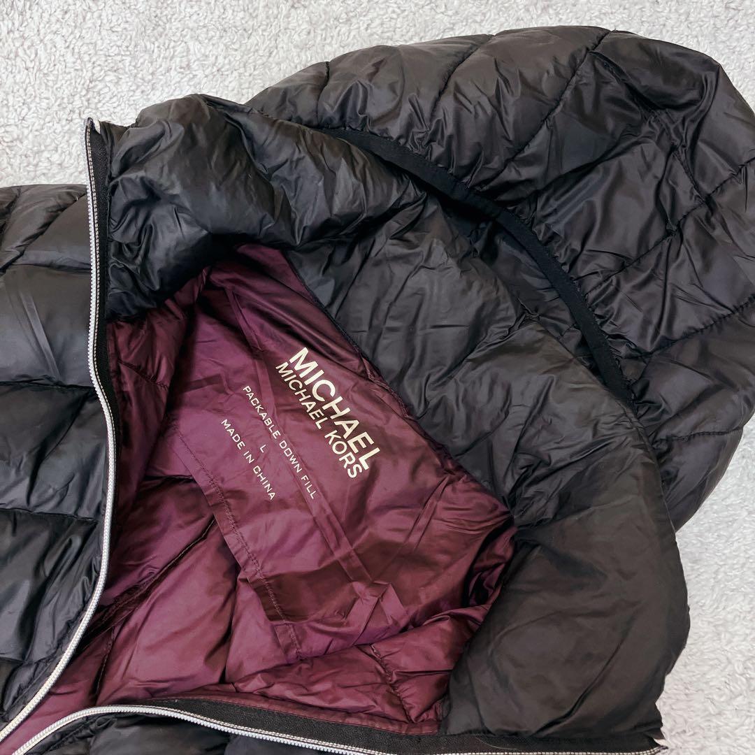 A3347【マイケルコース】✨値下げ中✨ブラック キルティング ダウンジャケット