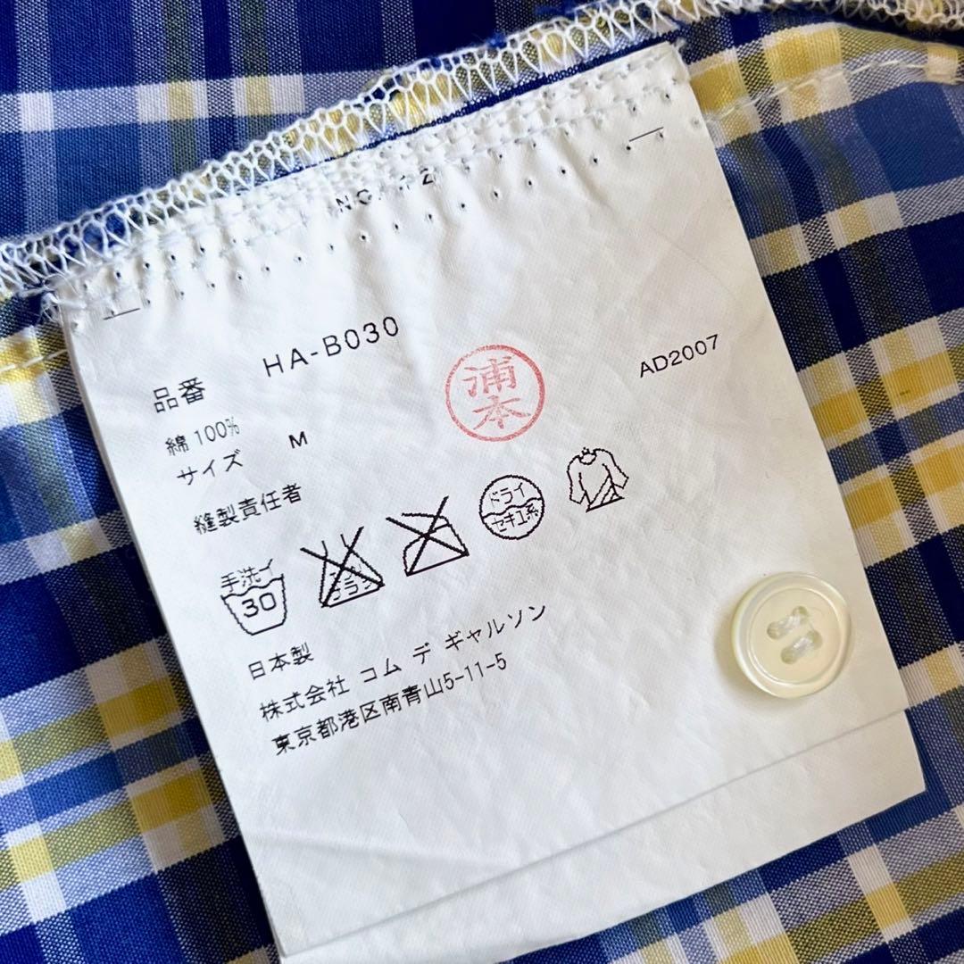 【00s 美品】COMME des GARCONS HOMME/三本針/シャツ