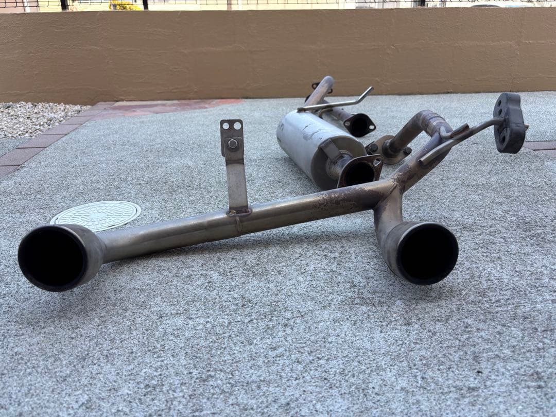 日産　デイズルークスB21A　デュアルツインマフラー