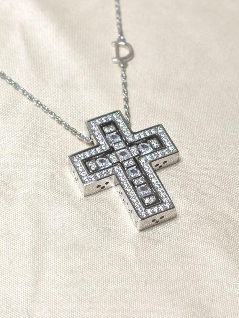 クロスネックレスシルバー 45cm※DAMIANI ダミアーニ ベルエポック風