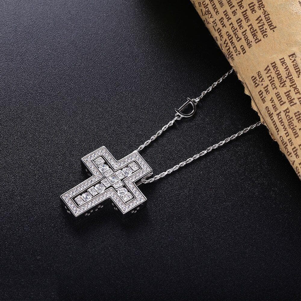 クロスネックレスシルバー 45cm※DAMIANI ダミアーニ ベルエポック風